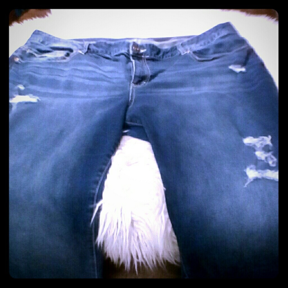 Straight leg jeans